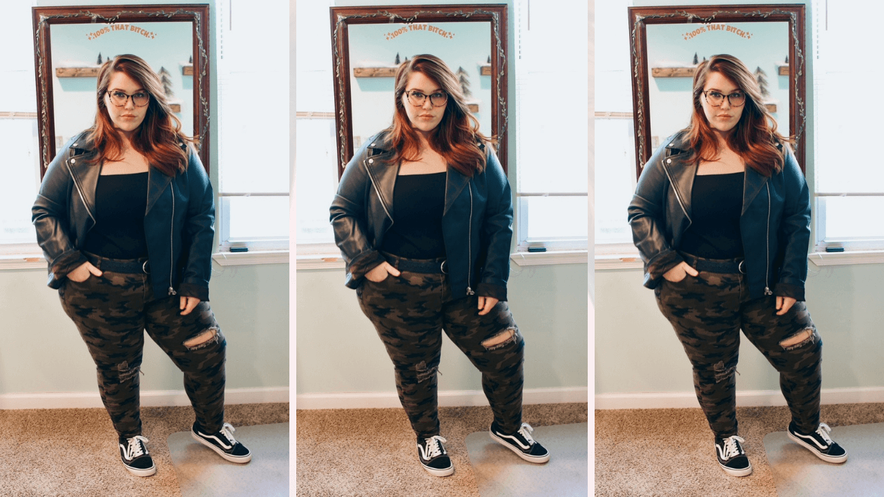 3 Ways to Style a Plus Size Leather Jacket - Maggie McGill